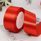 40mm Polyester Satin Ribbon Fashion-Style Floral and Gift Wrapping Ribbon for Birthday Christmas Halloween Decorations