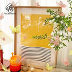 Colorful Butterfly 3D Wall Stickers Festival & Birthday Home Decoration Art Decorative Paper