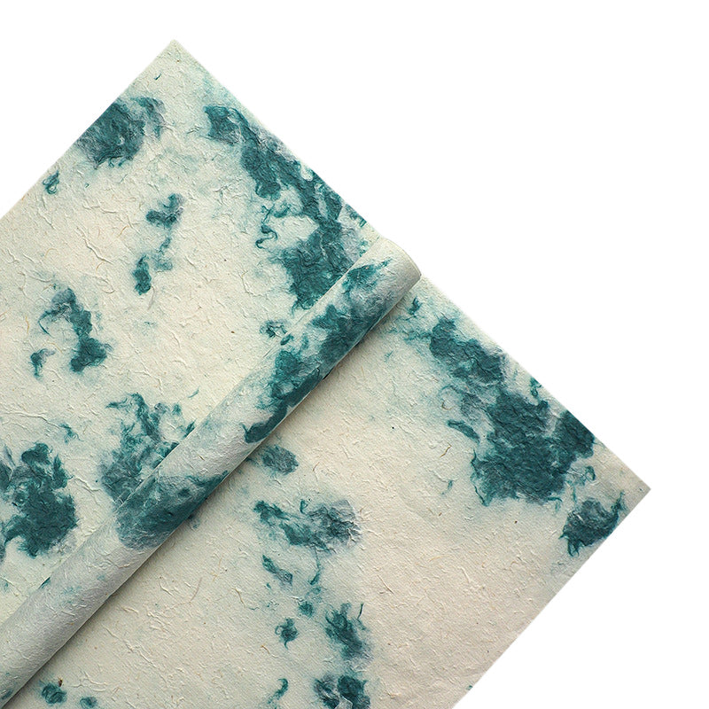 Tie-dye Dongba paper thickened hand-torn paper flower bouquet wrapping paper handmade paper creative bag flower paper wholesale