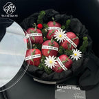 New large-capacity PET fruit flower box food grade round waterproof transparent flower fruit flower arrangement gift box empty box