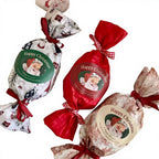 Christmas Themed Flower Coated Wrapping Paper Roll White Eco-friendly Offset/Silk Screen Printing Single Side