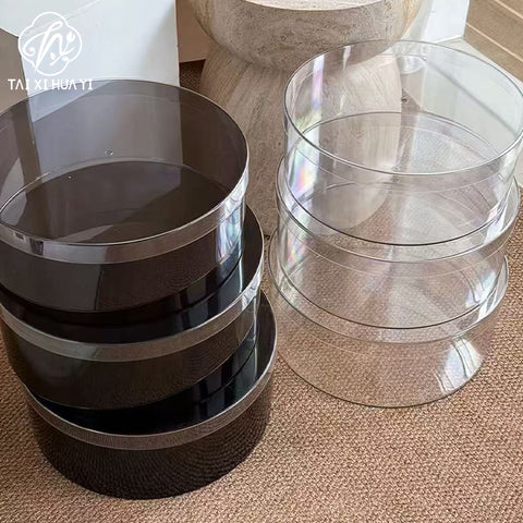 New large-capacity PET fruit flower box food grade round waterproof transparent flower fruit flower arrangement gift box empty box