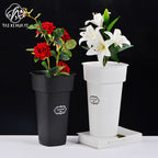 Wake flower bucket flower shop special Hong Kong-style square flower bucket wholesale stall household dried flowers flower growing bucket Wake flower bucket