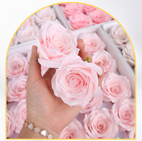 New Manta Rose Soap Flower Seven Layer Roll Core Wave Lace Simulation Flower DIY Flower Shop Packaging Materials