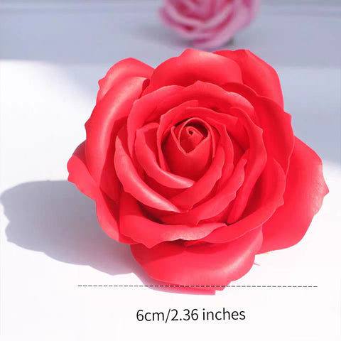 Artificial flower five-layer rose soap flower large flower head soap flower gift box bouquet flower shop festival supplies manufacturer wholesale