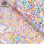 10G Internet celebrity gift box Girls Heart Birthday Foam Ball Slime Filled Granular Colorful Macaron Foam Ball