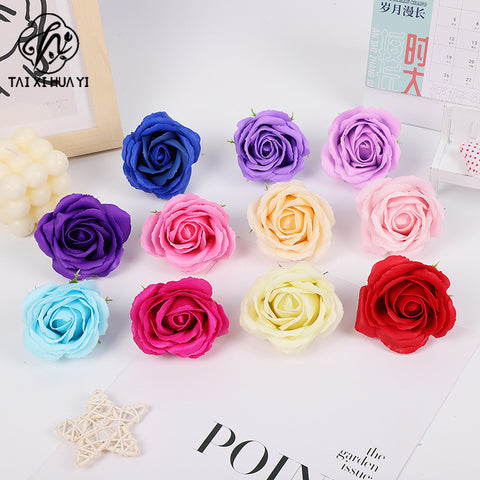 Thumbflower boxed mini soap rose bouquet, Valentine's Day gift decoration materials, wholesale preserved flowers