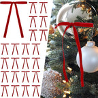 Luxury Velvet Ribbon Wreath with Tied Bows for Gift Packaging Christmas Valentine's Day & Wedding Decorations