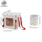 [520 & Mother's Day New Products] Romantic Surprise Flower Arrangement Box Bow Flower Box Handmade DIY Floral Materials