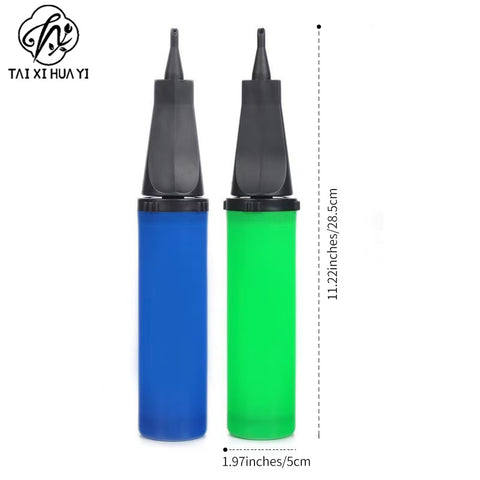 Plastic flat nozzle pump, manual hand pump, balloon macaron inflatable cylinder wholesale directly from the manufacturer