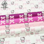 Cross-border foreign trade explosion kitten bow flower wrapping paper flower packaging waterproof floral packaging material