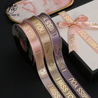 bronzing ribbon Korean version ribbon ribbon webbing flower bouquet packaging bow gift box decoration