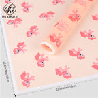 Cross-border hot-selling cartoon pony Baoli Ouya paper thickened waterproof flower flower paper pony head flower packaging material
