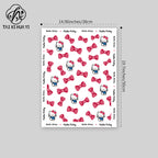 Cartoon KT Cat Wrapping Paper White Kraft Paper Thickened Cute Cat Florist Floral Handmade DIY Material