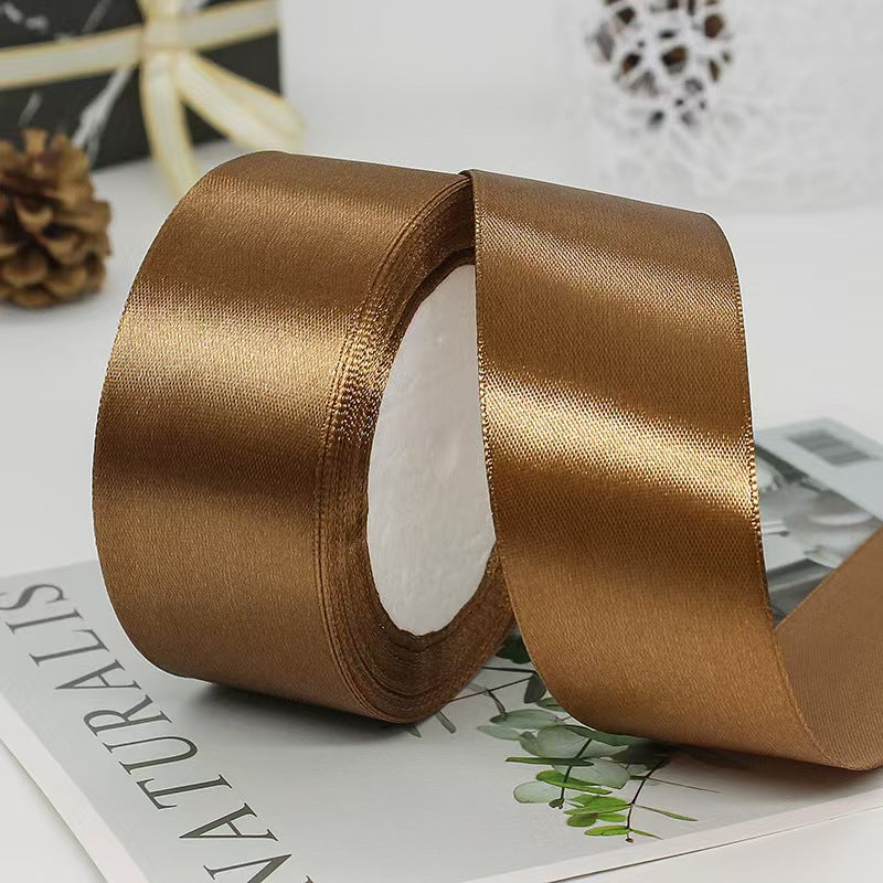 40mm Polyester Satin Ribbon Fashion-Style Floral and Gift Wrapping Ribbon for Birthday Christmas Halloween Decorations