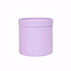 Very Popular Modern Luxury Hug Bucket Small Pure White Pink Recyclable Handmade Vanishing Cardboard Cylinder Flower Box for