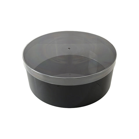 New large-capacity PET fruit flower box food grade round waterproof transparent flower fruit flower arrangement gift box empty box