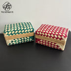 Handmade wooden storage box directly from the manufacturer Outdoor picnic basket Wedding souvenir Decorative handicrafts Shooting props