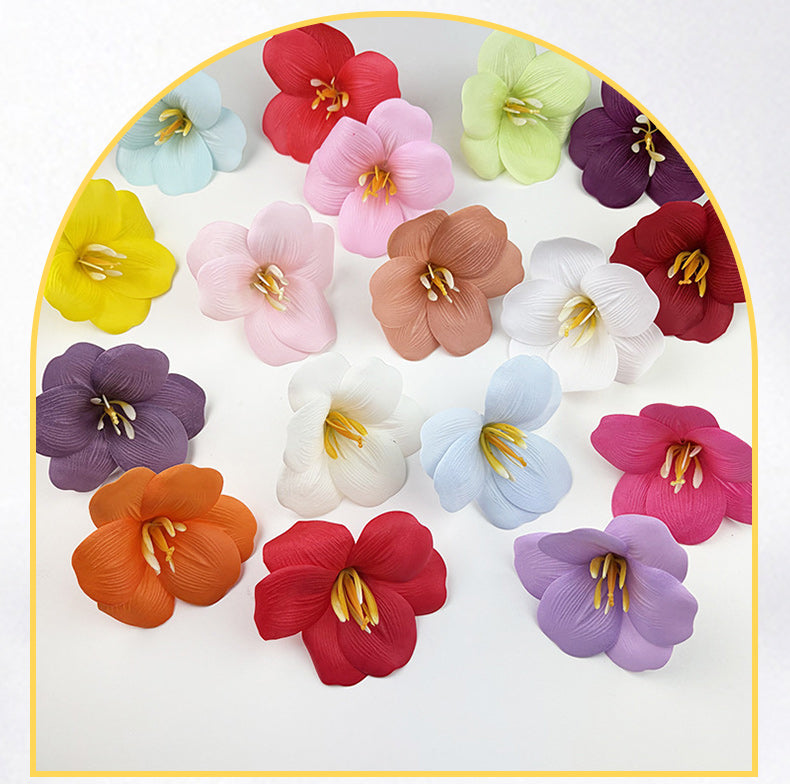 Soap flower tulip new bouquet flower accessories simulated flower gifts open tulip with flower embellishment