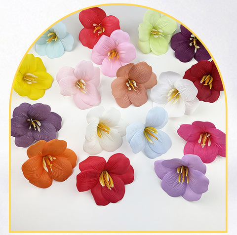 Soap flower tulip new bouquet flower accessories simulated flower gifts open tulip with flower embellishment