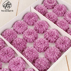 Festival New Ping Pong Chrysanthemum Soap Flower Head Creative Handmade Soap Flower Head Bouquet Gift Box Making Flower Shop Supplies