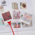 23 long bouquet plastic short insert greeting card card clip flower love insert card clip flower basket insert rod flower shop supplies