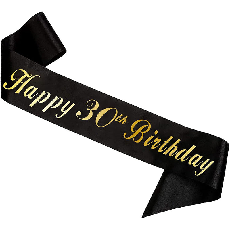 Cross-border Special for Birthday Bachelorette Party Birthday Boy Birthday Boy Shoulder Strap with Stars Etiquette Strap