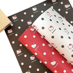 Polka dot Hello Kitty thickened wrapping paper modeling paper 157g kraft paper flower bouquet bag flower paper handmade floral materials