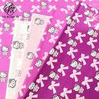 Cross-border foreign trade explosion kitten bow flower wrapping paper flower packaging waterproof floral packaging material