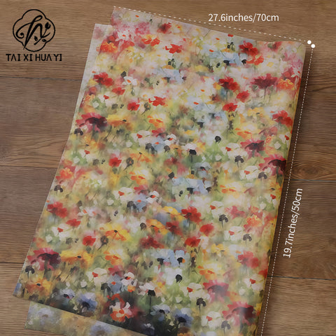 New Monet Garden Sydney Paper Thickened 22g Cotton Paper Printing Tissue Paper Gift Wrapping Paper ins Packaging Materials
