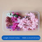 Wholesale Hot Sale Cross-border ETERNAL Dried Flower DIY Handmade Wedding Christmas Mother's Day Square Decoration Burnt Orange