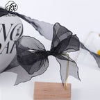 Valentine's Day super sweet ribbon bouquet packaging webbing bow DIY handmade yarn belt flower packaging ribbon wholesale