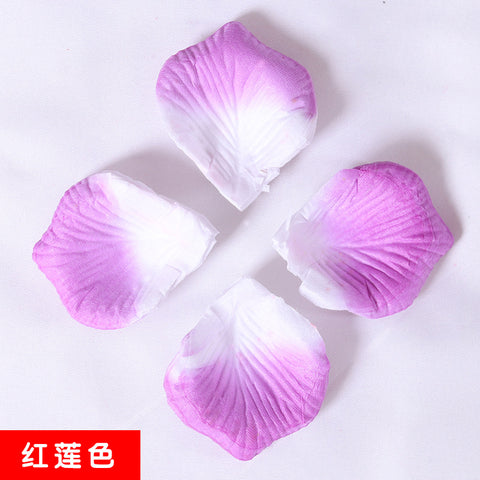 Wholesale wedding scene hand-thrown flower non-woven fabric simulated petals wedding room wedding bed decoration petals 120 pieces/bag