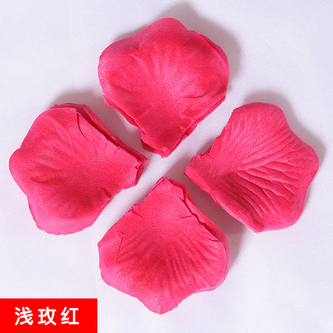 Wholesale wedding scene hand-thrown flower non-woven fabric simulated petals wedding room wedding bed decoration petals 120 pieces/bag