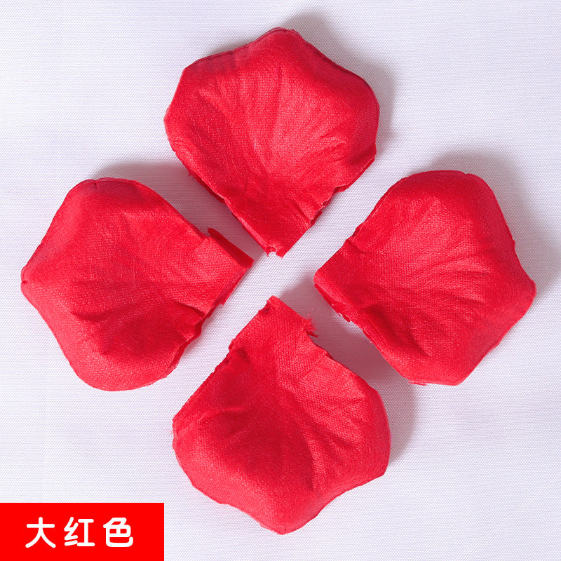 Wholesale wedding scene hand-thrown flower non-woven fabric simulated petals wedding room wedding bed decoration petals 120 pieces/bag