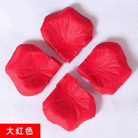 Wholesale wedding scene hand-thrown flower non-woven fabric simulated petals wedding room wedding bed decoration petals 120 pieces/bag