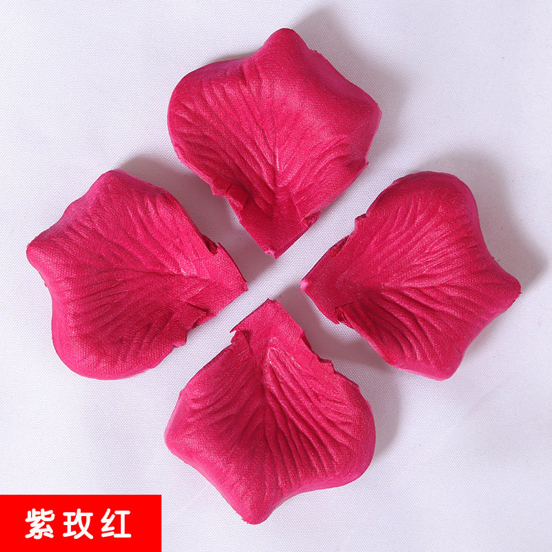 Wholesale wedding scene hand-thrown flower non-woven fabric simulated petals wedding room wedding bed decoration petals 120 pieces/bag