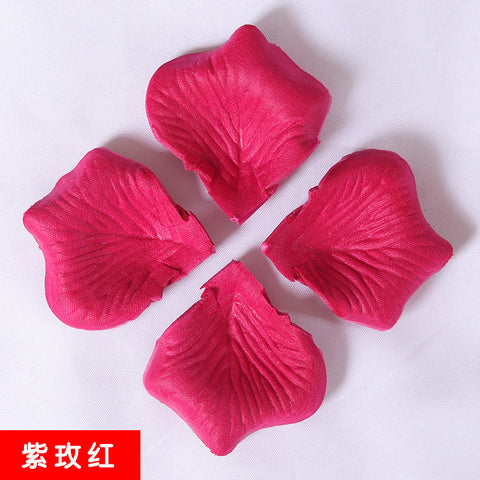 Wholesale wedding scene hand-thrown flower non-woven fabric simulated petals wedding room wedding bed decoration petals 120 pieces/bag