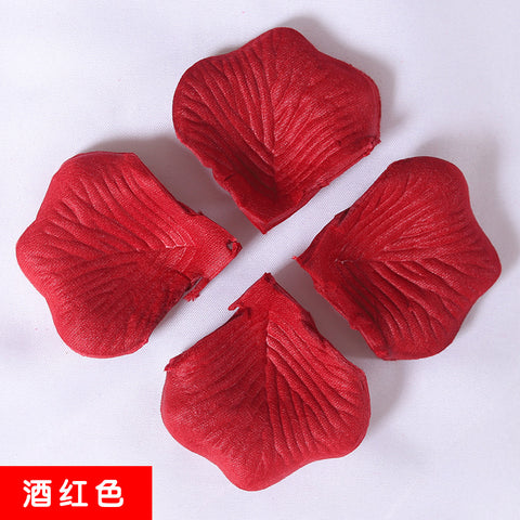 Wholesale wedding scene hand-thrown flower non-woven fabric simulated petals wedding room wedding bed decoration petals 120 pieces/bag