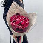 Internet celebrity handmade cloud hemp paper random pattern bark paper autumn and winter retro premium feeling bag flower paper thickened art paper wholesale