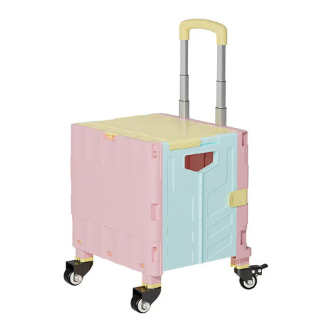 Outdoor trolley Portable folding trolley trolley Shopping trolley Supermarket shopping cart Home express trolley