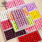New product simulation tulip flower head soap flower mother's day send mother arrangement flower accessories handmade materials