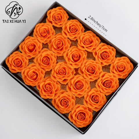 Qixi Festival new soap flower head pride rose aromatherapy immortal flower seven layers soap flower simulation flower wholesale