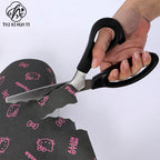 Tooth cloth scissors triangular dog teeth serrated tailor scissors handmade lace scissors arc wave scissors thread serrated scissors