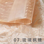 Custom High-End Thickened Waterproof Pearlescent Glass Film Coated Flower Bouquet Wrapping Paper