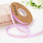 Valentine's Day flower shop floral supplies English threaded ribbon DIY bouquet ribbon material spot wholesale