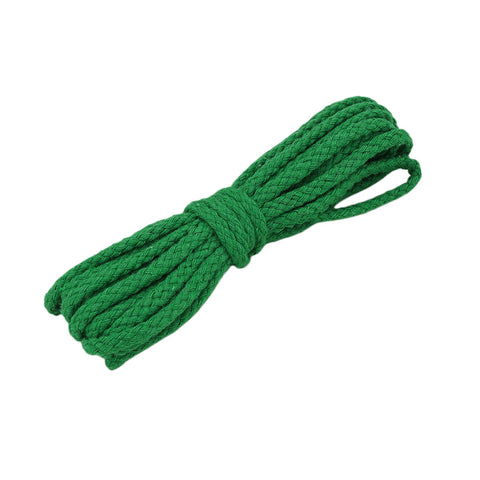 Spot 5mm colored eight-strand cotton rope, handmade DIY woven hemp rope, drawstring, trouser belt binding rope, hollow 8-strand cotton rope