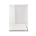 Transparent Square Birthday Party Cake Box Display Case Waterproof Recycled Materials Paperboard Rigid Boxes Baking Tools Cake