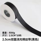 Versatile Christmas Gift Ribbons Wide Cotton DIY Bow Hair Accessories & Handmade Jewelry Ribbons