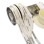 ins style English ribbed belt 1.5cm ribbon bow bouquet baking cake size 45 floral packaging ribbon